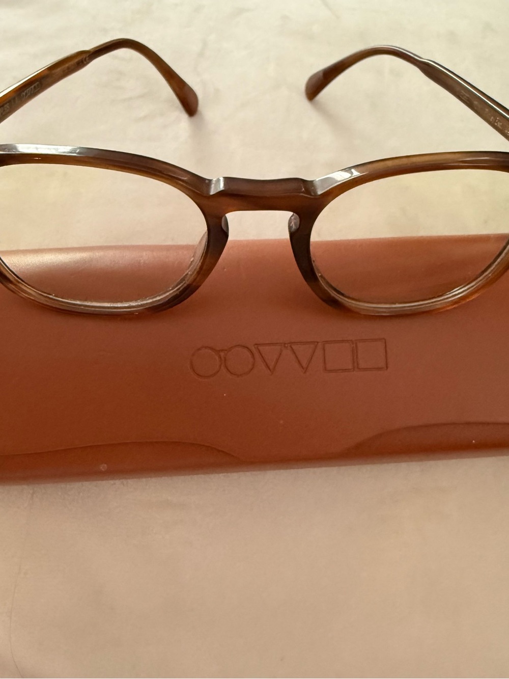 Oliver Peoples Brown Finley Esq. OV5298U Eyeglasses w/original case.